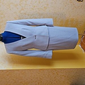 Women's Skirt Suit in Dove Gray